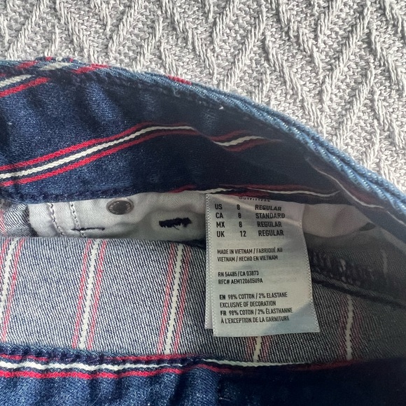 American Eagle red, white, and blue skirt - Picture 6 of 7